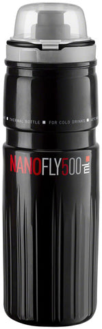 Elite SRL Nanofly Insulated Water Bottle - 500ml, Black