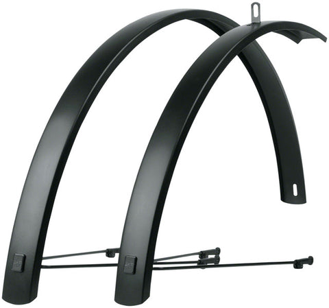 SKS Edge AL 46 Aluminum Fender Set Black 700 x 25-35