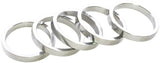 Wheels Manufacturing Aluminum Headset Spacer - 1-1/8", 5mm, Silver, 5-pack
