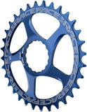 RaceFace Narrow Wide Chainring: Direct Mount CINCH, 34t, Blue