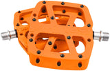 e*thirteen Base Pedals - Platform, Composite, 9/16", Naranja