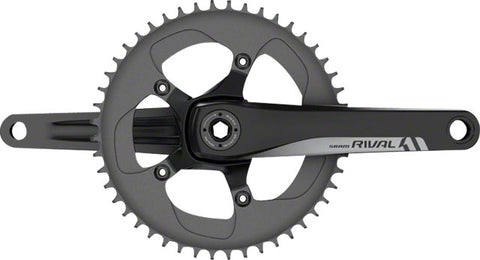 SRAM Rival 1 Crankset - 175mm, 10/11-Speed, 42t, 110 BCD, BB30/PF30 Spindle Interface, Black