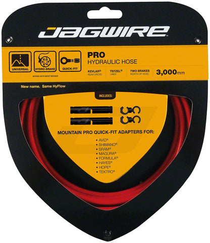 Jagwire Pro Hydraulic Disc Brake Hose Kit 3000mm, Red