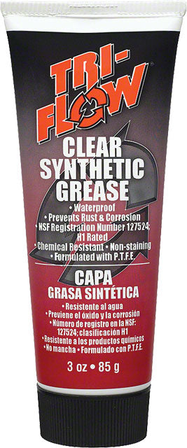 TriFlow Synthetic Grease with Teflon: 3oz