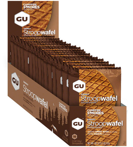 GU Energy Stroopwafel - Campfire S'Mores, Box of 16