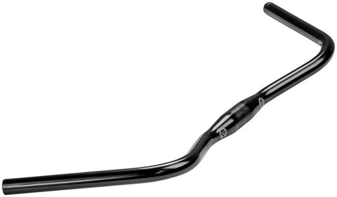 Velo Orange Granola Handlebar - 31.8, 60 degree Sweep, 30mm Rise, 650mm width, Black