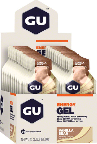 GU Energy Gel - Vanilla Bean, Box of 24