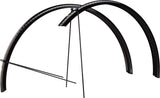 Velo Orange Hammered 700c x 45 Fender Set: Black (700c x 25-35)