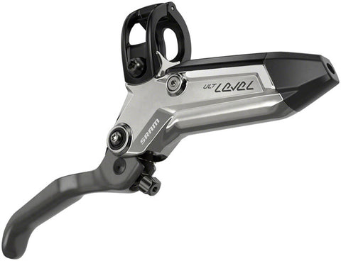 SRAM Level Ultimate Stealth Disc Brake and Lever - Front, Post Mount, 4-Piston, Carbon Lever, Titanium Hardware, Black/Silver, C1