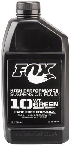 FOX 10 Weight Green Damper Fluid, 32 oz