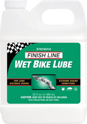 Finish Line WET Bike Chain Lube - 32 fl oz, Bulk