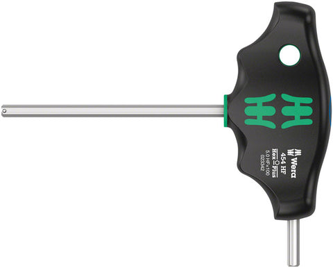 Wera 454 HF T-handle hexagon screwdriver Hex-Plus with holding function, 5 x 100 mm