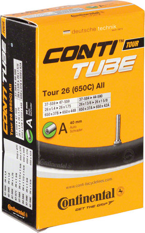 Continental Tube - 26 x 1.4 - 1.75, 40mm Schrader Valve