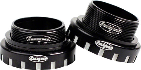 Hope BSA30 Threaded Bottom Bracket - 68/73/83/100/120mm, For 30mm Spindle, Stainless, Black