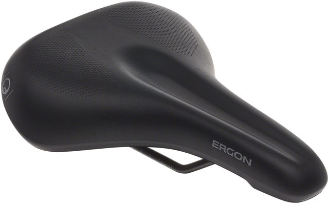 Ergon ST Gel Saddle - Chromoly, Black, Women's, Small/Medium