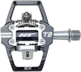 HT Components T2-SX Pedals - Dual Sided Clipless with Platform, Aluminum, 9/16", Black