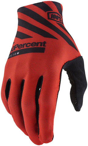 100% Celium Gloves - Race Redr, Full Finger, Men's, X-Large