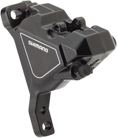 Shimano Altus BR-UR300 Front Flat-Mount Hydraulic Disc Brake Caliper with Resin Pads without Fins, Black