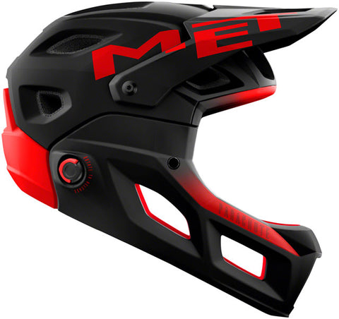 MET Parachute MCR MIPS Helmet - Black Red, Medium