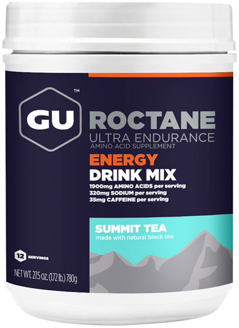GU Roctane Energy Drink Mix - Summit Tea, 12 Serving Canister