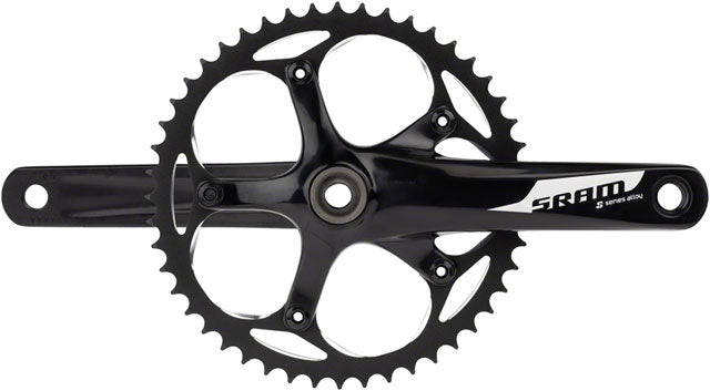 SRAM S-300 1.1 Courier Crankset - 165mm, Single Speed, 48t, 130 BCD, GXP Spindle Interface, Black