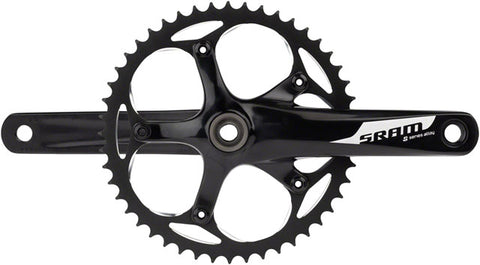 SRAM S-300 1.1 Courier Crankset - 165mm, Single Speed, 48t, 130 BCD, GXP Spindle Interface, Black