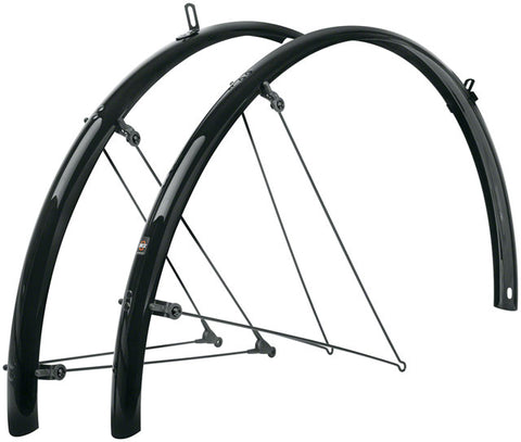 SKS B35 Bluemels Full Coverage Fender Set - 35mm, 700 x 20-28, Black