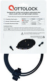OTTOLOCK Cinch Lock: 30", Stealth Black