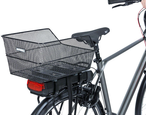 Basil Cento WSL Rear Basket - Black