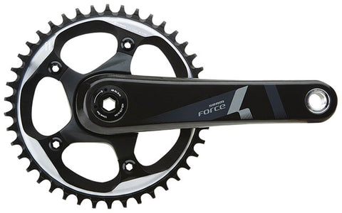 SRAM Force 1 Crankset - 170mm, 10/11-Speed, 42t, 110 BCD, GXP Spindle Interface, Black