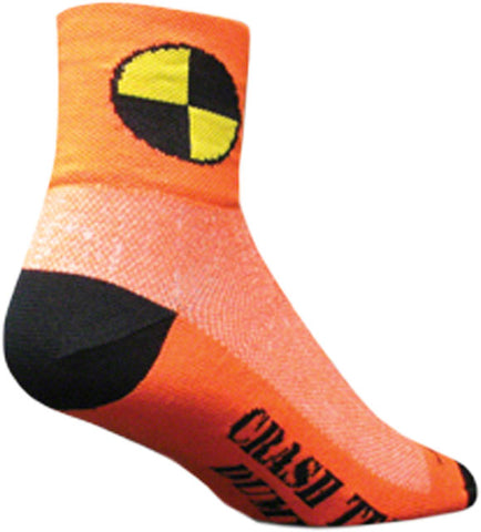 SockGuy Classic Crash Socks - 3 inch, Orange, Large/X-Large