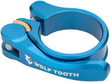 Wolf Tooth Components Quick Release Seatpost Clamp - 34.9mm, Blue