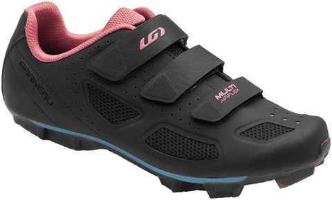 Garneau Multi Air Flex II Mountain Clipless Shoes - Black, Women's, Size 41