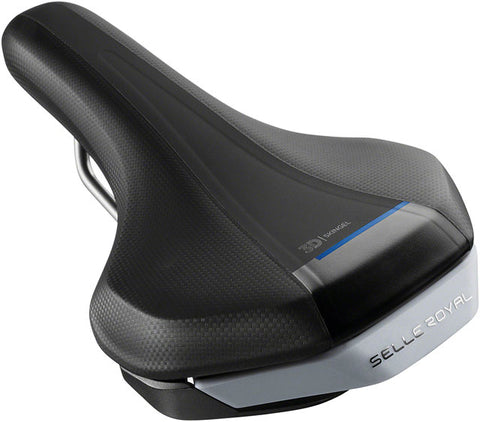 Selle Royal E-Zone Saddle - Steel, Black