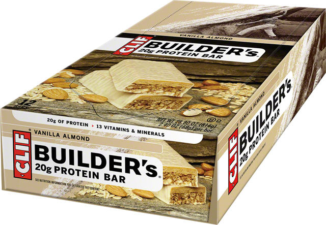 Clif Builder's Bar: Vanilla Almond Box of 12