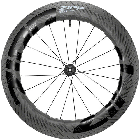 Zipp 858 NSW Front Wheel - 700, 12 x 100mm, Center-Lock, Tubeless, Carbon, C1