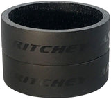 Ritchey WCS Carbon Headset Spacers 1-1/8, 10mm, Black, 2-pack