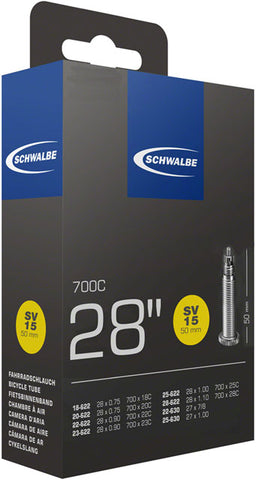 Schwalbe Standard Tube - 700 x 18 - 28mm, 50mm Presta Valve
