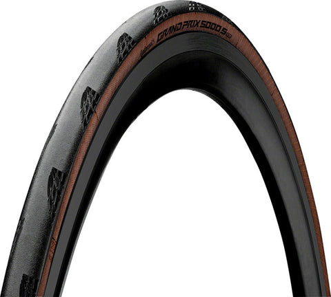 Continental Grand Prix 5000 S TR Tire - 700 x 25, Tubeless, Folding, Black/Transparent, 220tpi