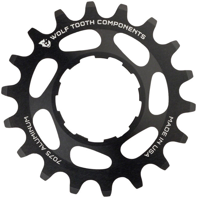 Wolf Tooth Single Speed Aluminum Cog: 20T, Compatible with3/32