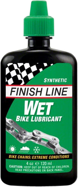 Finish Line WET Bike Chain Lube - 4 fl oz, Drip