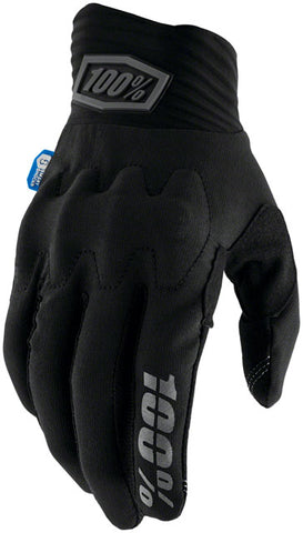 100% Cognito Smart Shock Gloves - Black, Full Finger, Large