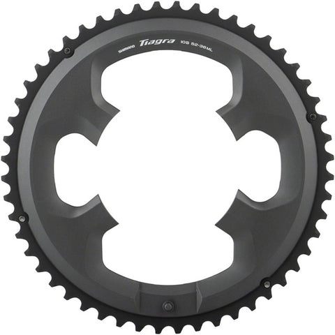 Shimano Tiagra FC-4700 Chainring - 52t, 110 BCD Asymmetric, Black