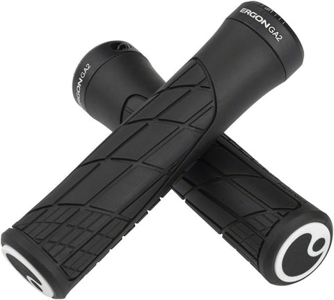 Ergon GA2 Grips - Black, Lock-On