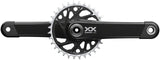 SRAM XX Eagle T-Type Wide Crankset - 170mm, 12-Speed, 32t Chainring, Direct Mount, 2-Guards, DUB Spindle Interface, Black