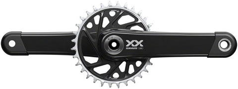 SRAM XX Eagle T-Type Wide Crankset - 170mm, 12-Speed, 32t Chainring, Direct Mount, 2-Guards, DUB Spindle Interface, Black