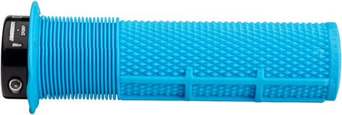 DMR DeathGrip Flanged Grips - Thick, Lock-On, Blue