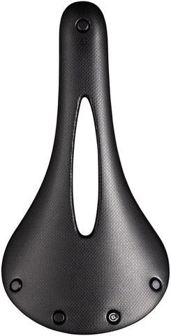 Brooks C13 Carved Saddle - Carbon, Black, 145mm