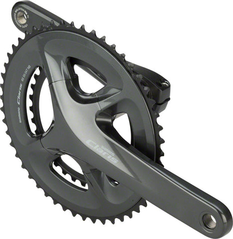 Shimano Claris FC-R2000 Crankset - 175mm, 8-Speed, 50/34t, 110 BCD, Hollowtech II Spindle Interface, Black