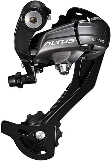 Shimano Altus RD-M370-SGS Rear Derailleur - 9 Speed, Long Cage, Black